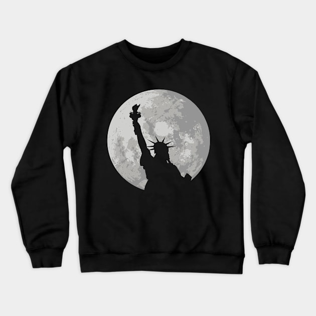 Statue of Liberty Crewneck Sweatshirt by mercert